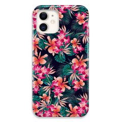 Чохол «Pink flowers» на iPhone 12 mini арт.2441