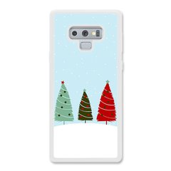 Новорічний чохол «Christmas trees on the hill» на Samsung Note 9 арт. 1218