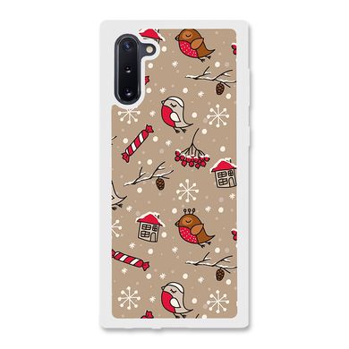 Новогодний чехол «Christmas birds» на Samsung Note 10 арт. 1172