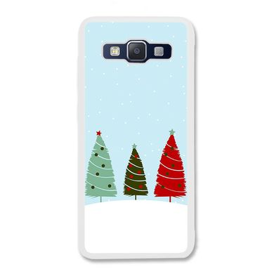 Новогодний чехол «Christmas trees on the hill» на Samsung A5 2015 арт. 1218