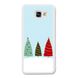 Новогодний чехол «Christmas trees on the hill» на Samsung A8 2016 арт. 1218