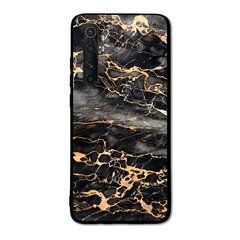 Чехол на Xiaomi MI Note 10 Lite &laquo;Black and yellow&raquo; арт. 1361
