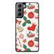 Новорічний чохол &laquo;Red abstraction&raquo; на Samsung S22 Plus арт. 1486