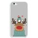 Новогодний чехол «Deer and penguin» на iPhone 5|5s|SE арт. 1485