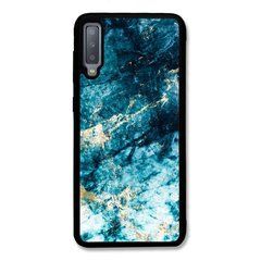 Чехол &laquo;Blue texture&raquo; на Samsung A7 2018 арт. 1880