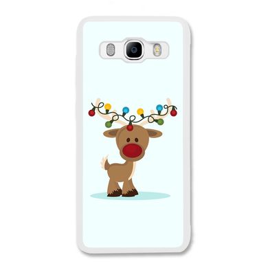 Новорічний чохол «Deer with garland» на Samsung J5 2016 арт. 1216