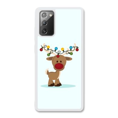 Новогодний чехол «Deer with garland» на Samsung Note 20 арт. 1216