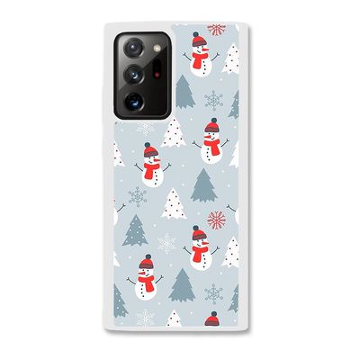 Новогодний чехол «Snowmen» на Samsung Note 20 Ultra арт. 1171