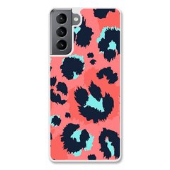 Чохол «Pink leopard» на Samsung S21 арт. 1396