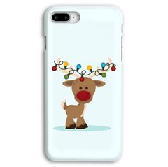 Новорічний чохол «Deer with garland» на iPhone 7+|8+ арт. 1216