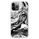 Чохол «Black and white stains» на iPhone 15 Pro Max арт.2241