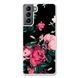 Чехол &laquo;Dark flowers&raquo; на Samsung S21 арт. 1237