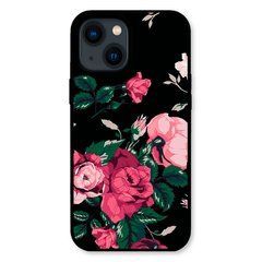 Чехол &laquo;Dark flowers&raquo; на iPhone 15 Plus арт.1237