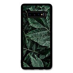 Чехол &laquo;Green leaves&raquo; на Samsung S10 арт. 1322