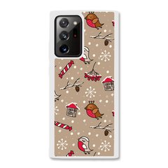 Новогодний чехол «Christmas birds» на Samsung Note 20 Ultra арт. 1172