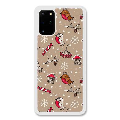 Новогодний чехол «Christmas birds» на Samsung S20 Plus арт. 1172