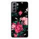 Чехол &laquo;Dark flowers&raquo; на Samsung S21 арт. 1237
